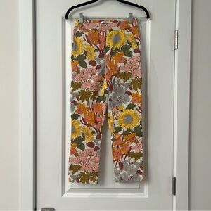 Floral Multicolor Women’s Dress Pants